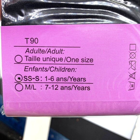 Sansha Black Convertible Tights Pack of 3 T90 Dance Jazz Tap Lyrical Childs S - Picture 8 of 9